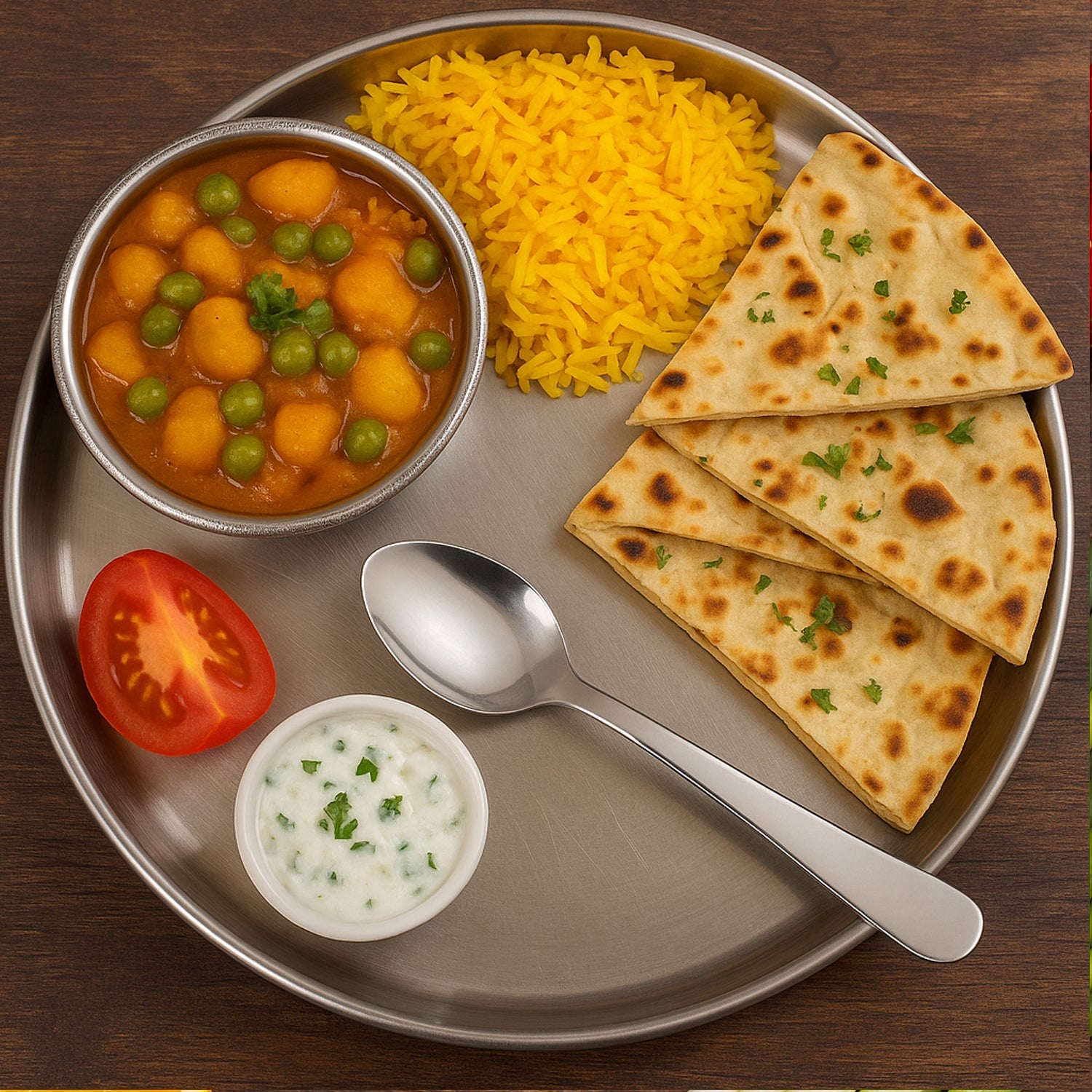 Stainless Steel Dining Spoon  / Baby Spoon - (1 Pc) Stainless Steel Dining Spoon  / Baby Spoon - (1 Pc)